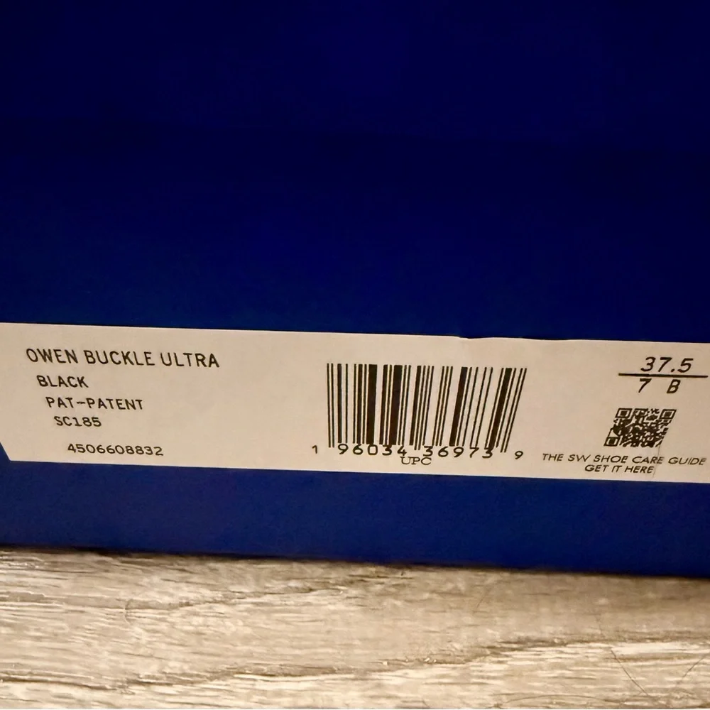 Stuart Weizmann Owen Buckle Ultra Lug Loafer - Black Patent - Picture 8 of 12